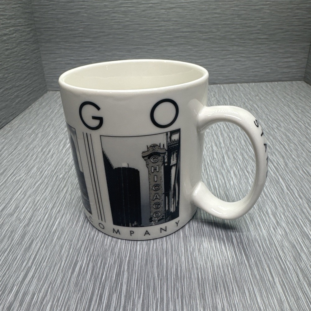 Starbucks Barista City Scene‎ Chicago Coffee Mug Cup 16 oz Collectible - Picture 3 of 7